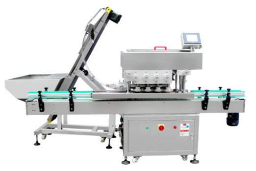 1.2KW Filling Packing Machine , 3000bph Automatic Linear Capping Machine