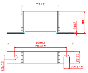 Тип дизайн МЭВ взрывателя керамического патрона 750ВДК для системы накопления энергии