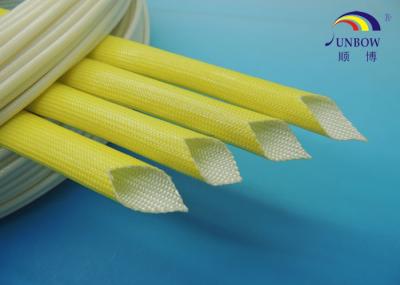 Insulation Colorful Acrylic Fiberglass Sleeving for Class F AC Motors / Generator / Transformer