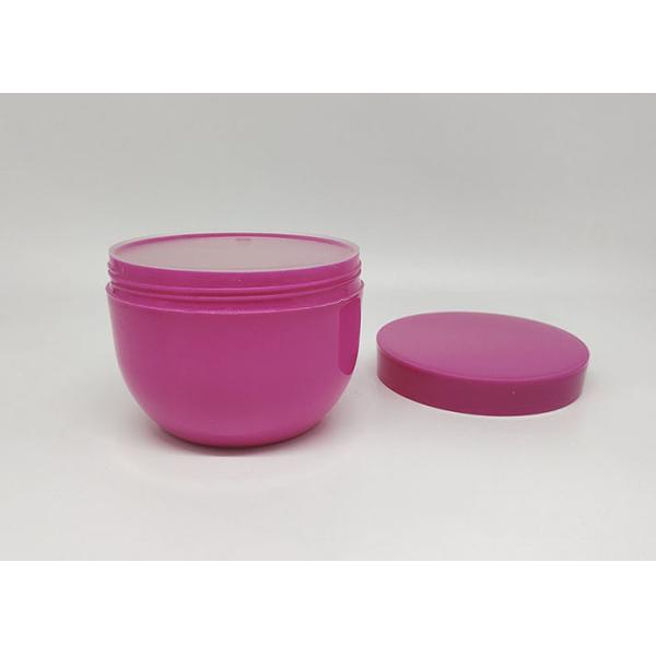 200ml PP Body Scrub Empty Cosmetic Container Face Cream Plastic Jar Bowl Shape