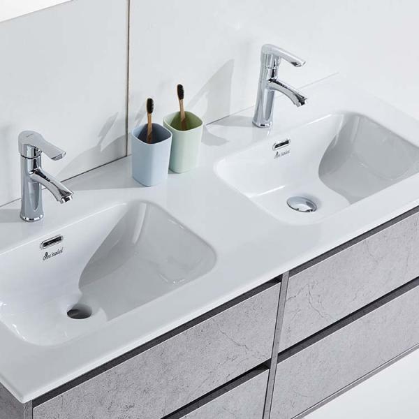 Allure European Style Bathroom Furniture Cabinets Floating Bath Top Double Sink