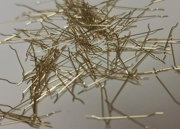 Copper Coated Micro Hooked Metal Fiber Reinforced Concrete 0.2mm Diameter 6mm 13mm 18mm Length For Engineering