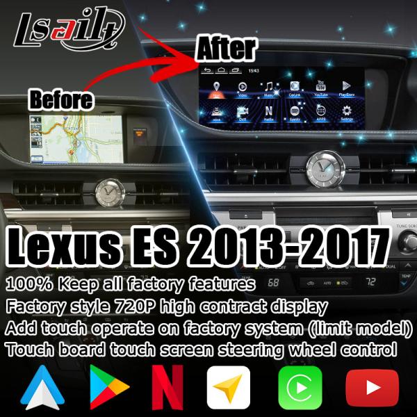 ES300h ES250 ES350 Lexus Android Обновление экрана Carplay Android Auto Dash Cam 10,25 Lsailt