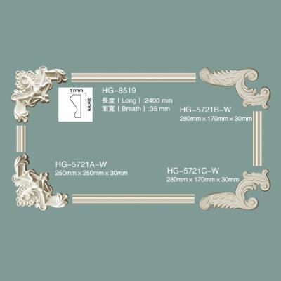 Decorative Corner Moulding Pu Elegant Corner And FramesHG-5721