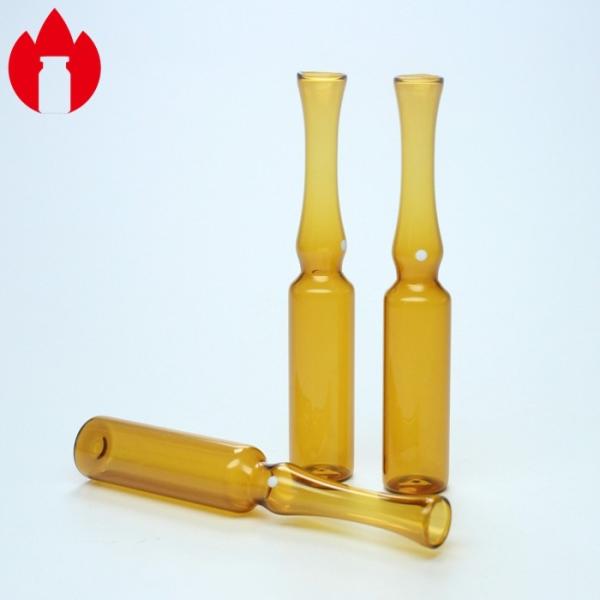 Открытая медицинская ампула боросиликатного стекла 1ml витамина C - 20ml