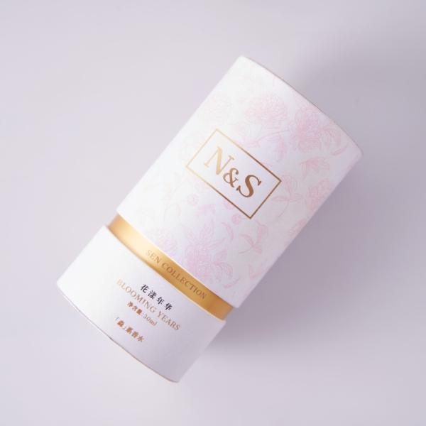 Оптовая биоразлагаемая золотая фольга Картонный цилиндр Подарочная коробка для косметики