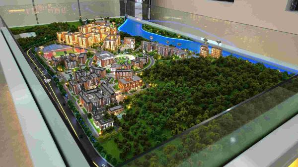 1:150 University Campus Models School Scale Model For Architecture