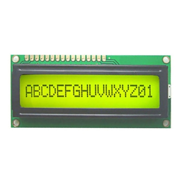 Factory Price 1601 LCD Display Yellow-green and Blue 16x1 Lcd Display Module