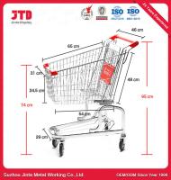 Supermercado Carrinhos de compras Lojas de conveniência 90 / 100 / 120L Armazenamento Carrinho de compras