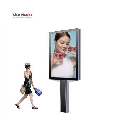 6 Sheet LED IOT Aluminum Light Box Mupi Advertising Led Backlit AC250V