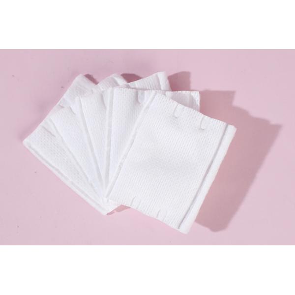 Pure White Organic Face Pads Multilayer Extractable Anti Drag Ultra Thin