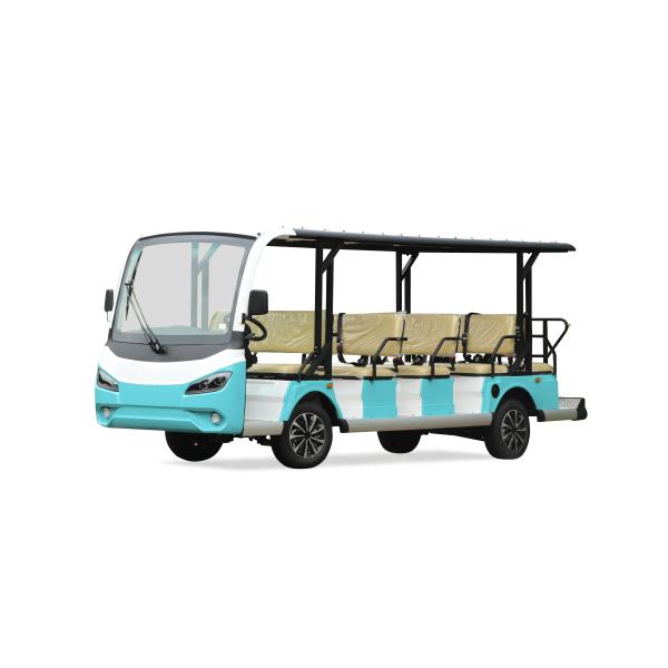 14 Seats Sightseeing Shuttle Bus Car With Lithium Battery