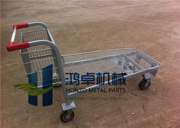 Supermarket Warehouse Platform Trolley Heavy Duty Platform Folding Trolley