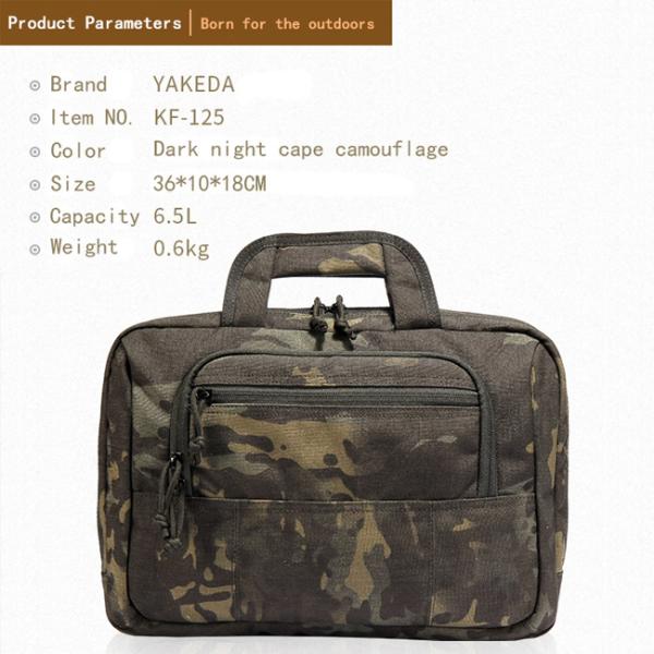 Lightweight Tactical Day Pack , Water Proof Nylon Business Army Laptop Bag