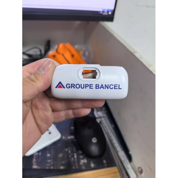 Mini Capsule Power Bank 5000mAh Portable Keychain Charger Wired Fast Charging Li Polymer Battery