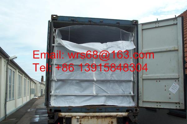 Conveyor belt loading PP Woven Container Liner Bag For foods like soybean , malt ,corn,  rice,grain, wheat, barley
