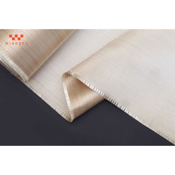 Tissu de fibre de verre tissée dorée BS476