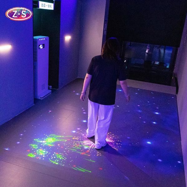 Interactive Floor Projector With Advanced Control Software System for Shopping Mall