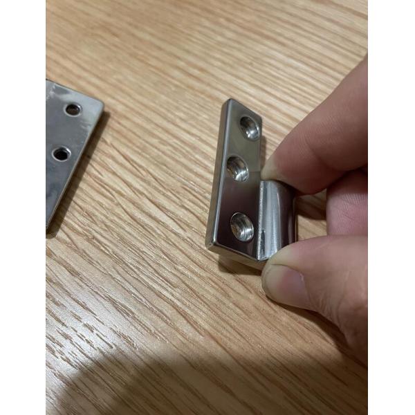 CNC Chamfered 201 304 Stainless Steel Hinge 45 Degree Precision Casted