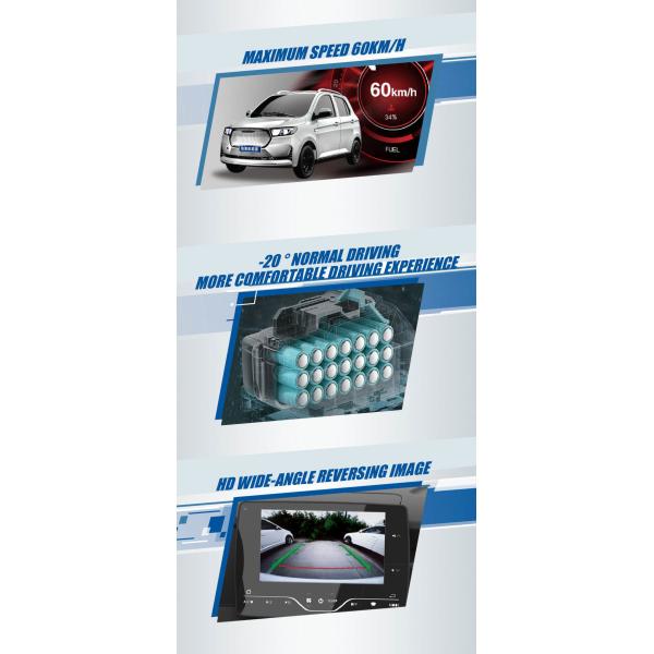 Батарея автомобилей 43km/h электрическая роскошная EV SUV Jinpeng JC01 мини EV свинцовокислотная