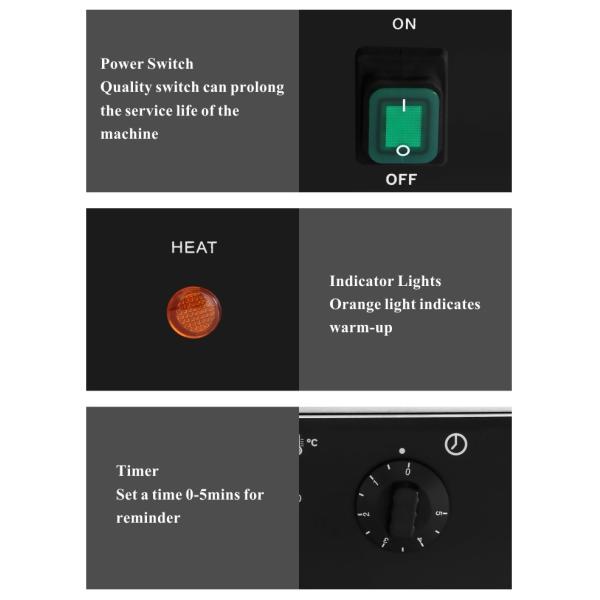 CE Cast Iron Electric Other Snack Machine Korean Commercial Christmas 6 Stick Corn Waffle Hot Dog Maker