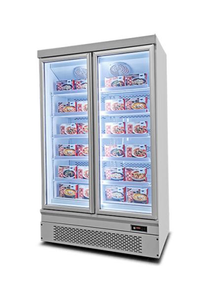 Adjustable Shelves Commercial Display Freezer For Mall 1650W