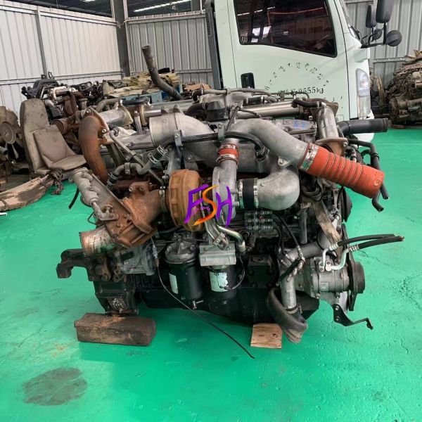 Isuzu 6UZ1T 6-cylinder Turbocharged Diesel Engine Assembly with 7.8 liters Displacement for Trucks and Buses
