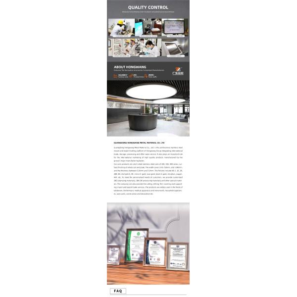 201 304 листа Backsplash плитки мозаики нержавеющей стали цвета меди волосяного покрова 6mm