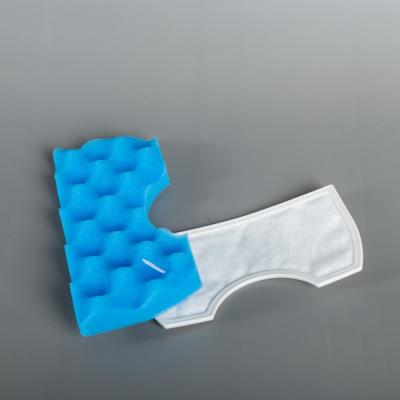 A esponja azul branca espuma filtro do aspirador de p30 HEPA de Microfiber