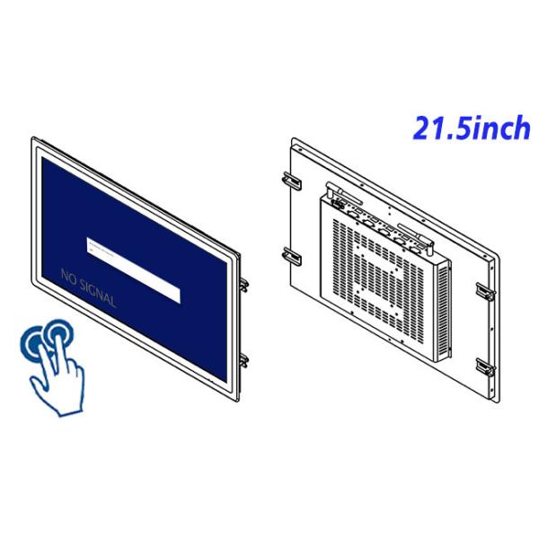 21.5-Inch Large Format Touch Screen for Smart Interfaces and Digital Signage