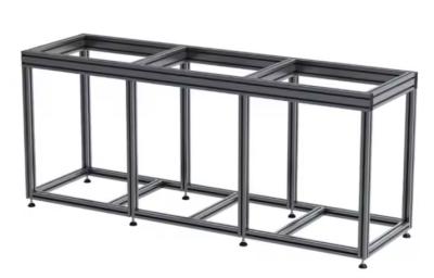 Custom Aluminum Profile Building Aquarium System Racks Frame Industry Aluminum Shelves Fish Tank Pool Stand Fish Display Tank Rack