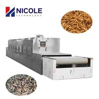 Un soldat plus sec Fly Bsf Larvae de noir de ver de farine d'insectes de machine à micro-ondes industriel de PLC de tunnel