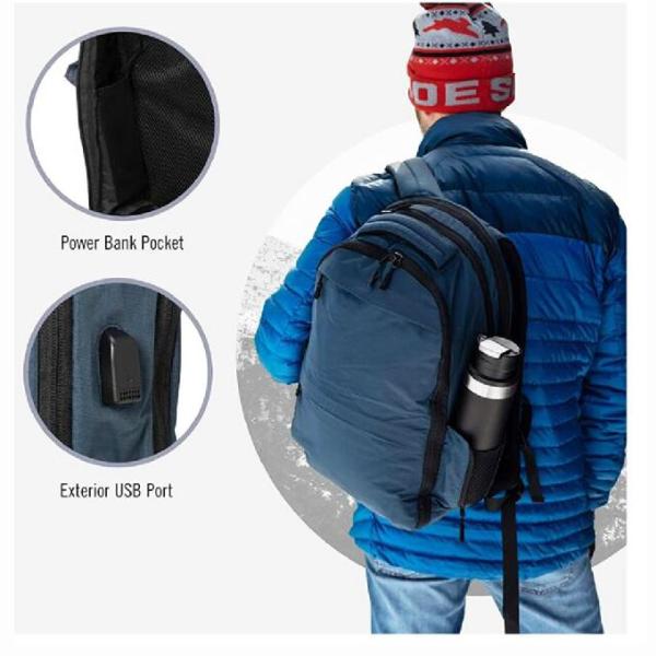 Рюкзак ноутбука студента моды рюкзака перемещения на открытом воздухе с с интерфейсом Usb поручая