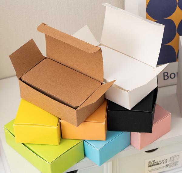 Customizable Slim Drawer Box Set for Flashcards and Small Items