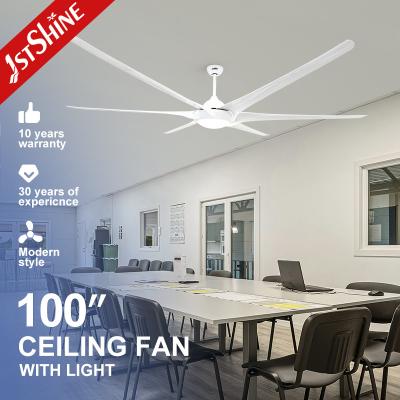 100 Inch DC Plastic Ceiling Fan With Light Energy Saving Low Power Consumption
