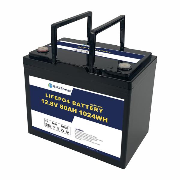 Inbuit BMS 12V 80AH Lifepo4 Battery For Medical Consumer Electronics Solar Energy System