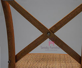 Ресторан события свадьбы романтичный деревянный предводительствует x задний ротанг стула усаживает/французский стиль