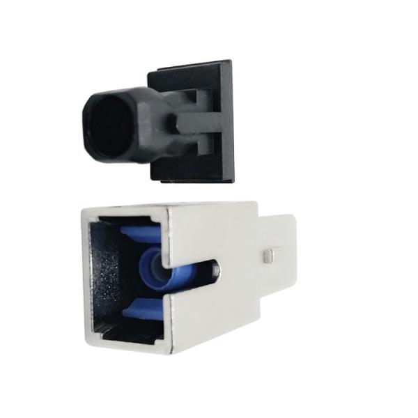 Atenuador fêmea masculino mental plástico da fibra ótica, atenuador ótico fixo