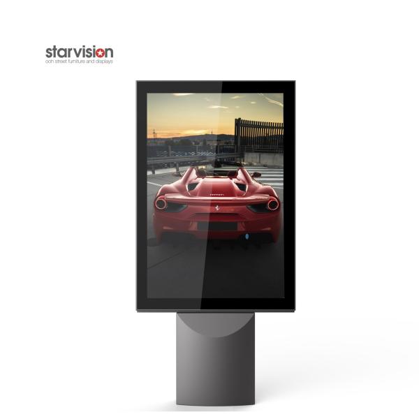 Floor Stand 5000nits Outdoor LED Totem With 3840HZ High Refreshing
