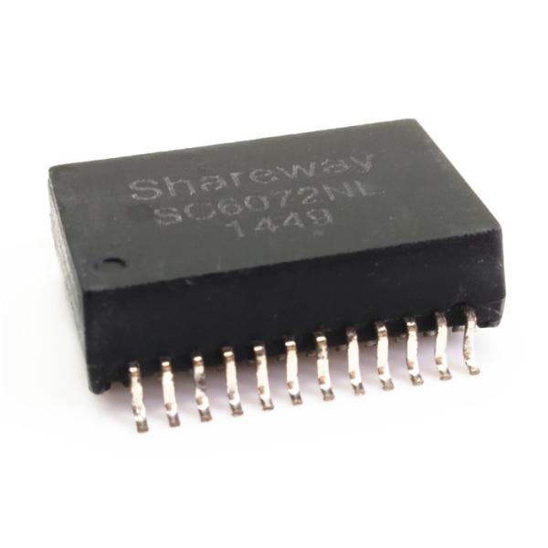 PoE Power Surface Mount Transformer H2006ANL 24 Pins Cu - Ni - Sn Core