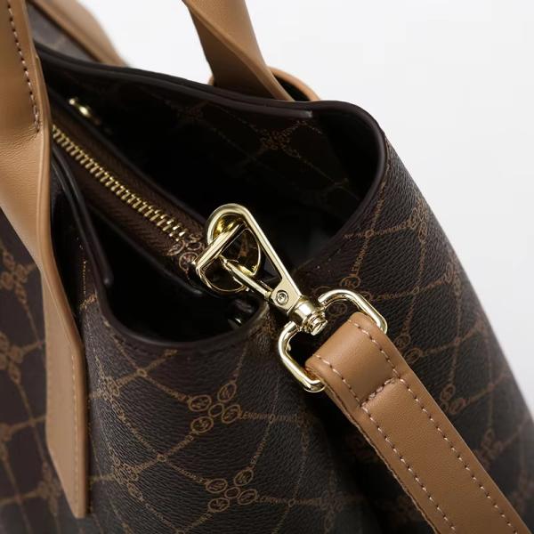 Season All Seasons Fashion Tote Bag For Women Genuine Leather Handbag Trendy Lady