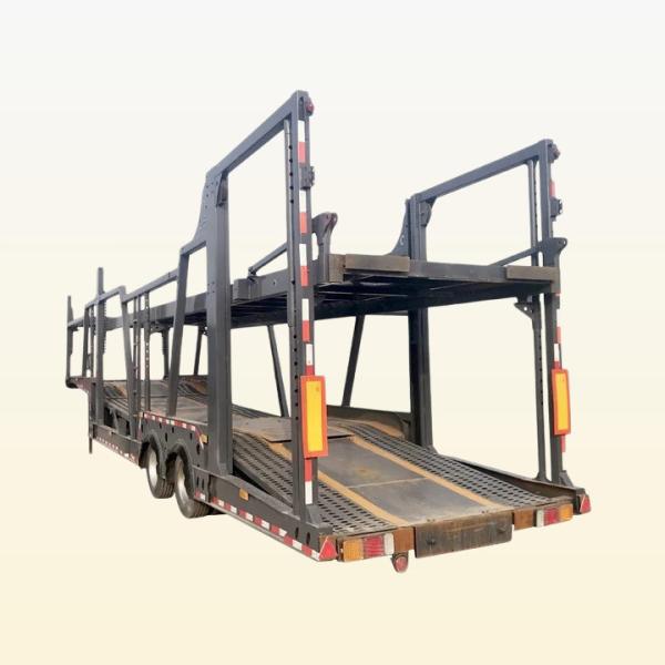 High Efficiency Cimc Brand New Flatbed Skeleton Semi Trailer Accessories For Car Hauler Transport Trucks And Trailers