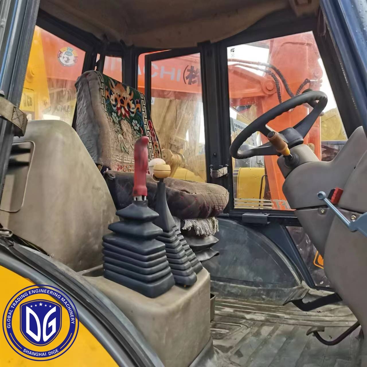 Происхождение Великобритания JCB4CX Использованный JCB Backhoe JCB4CX Backhoe Loader Подержанный JCB Backhoe 4CX