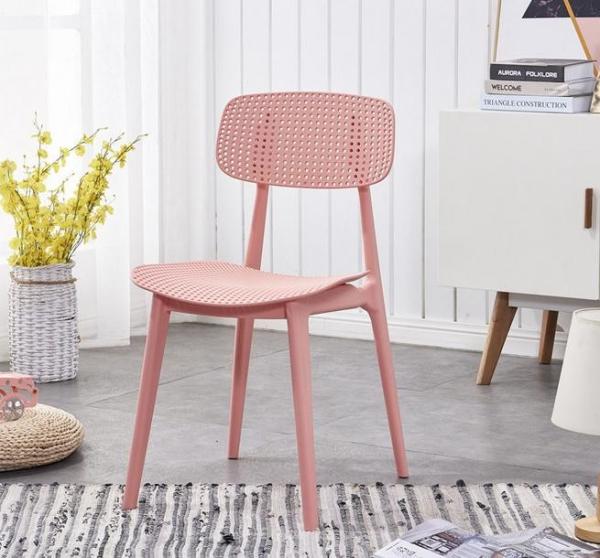 Nordic web celebrity dining chair modern simple book desk chair plastic household chair to negotiate leisure chair