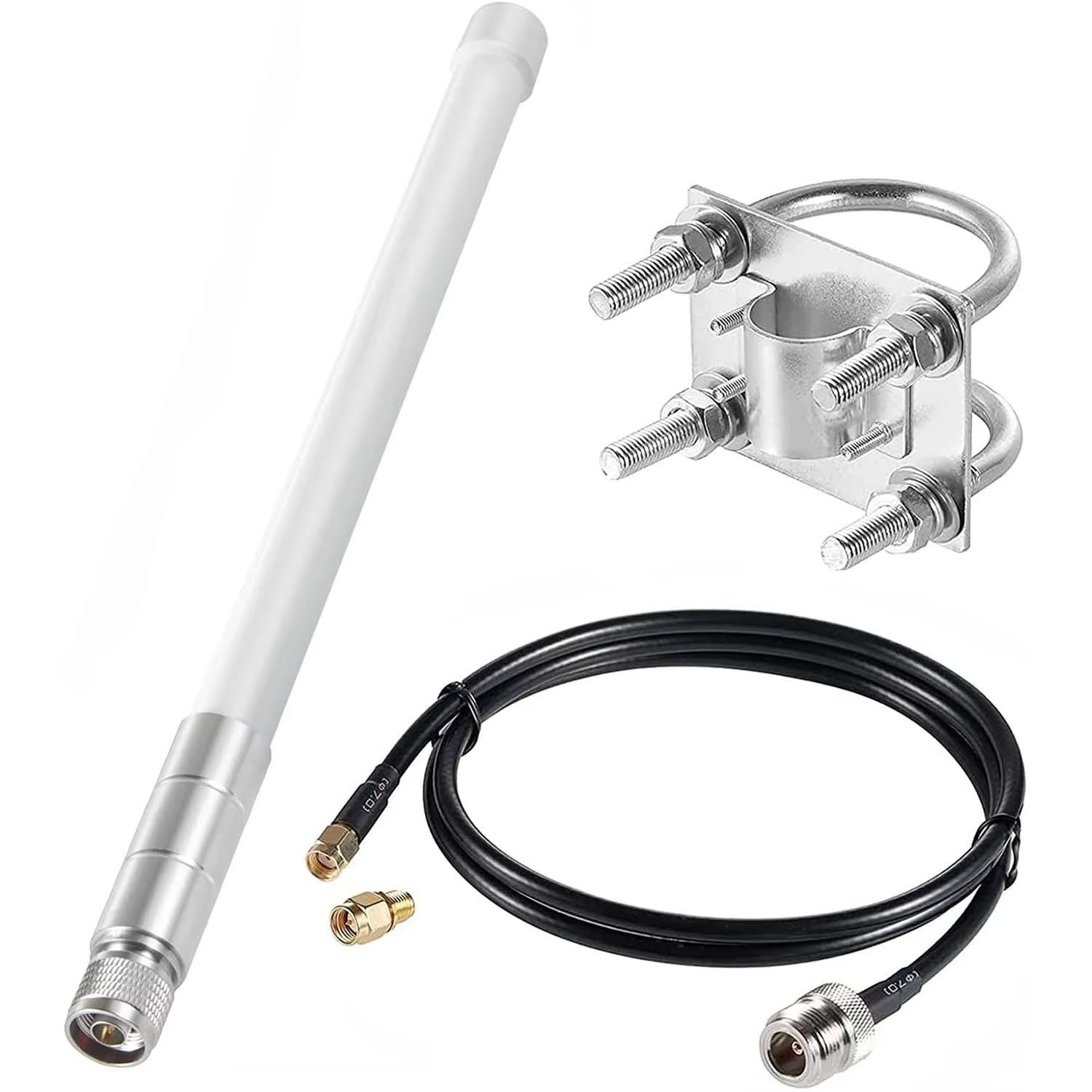 2G 3G 4G Communication Antenna IoT Outdoor Base Station Waterproof Omnidirectional FRP Antenna