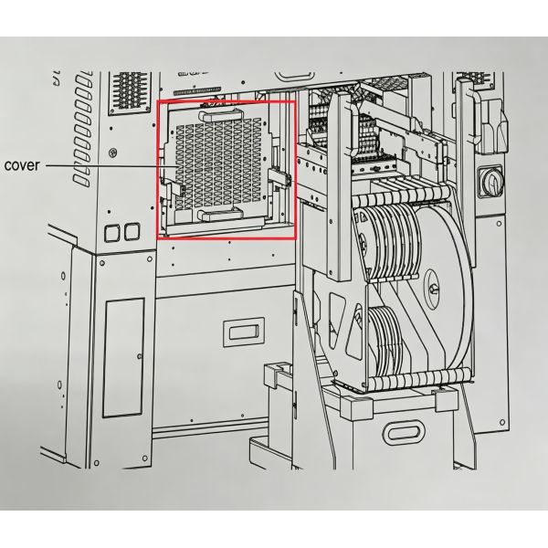 KLW-M3K00-00 Safety Door Shield Cover for YSM20