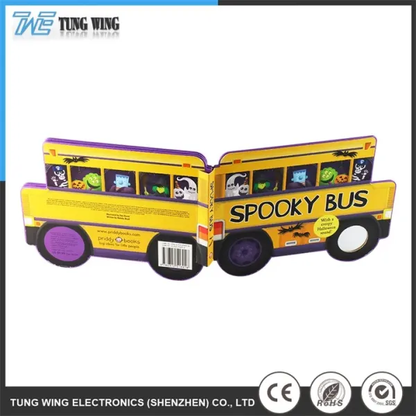 Colorful Remote Control Educational Toy Talking Book with Hard Cover