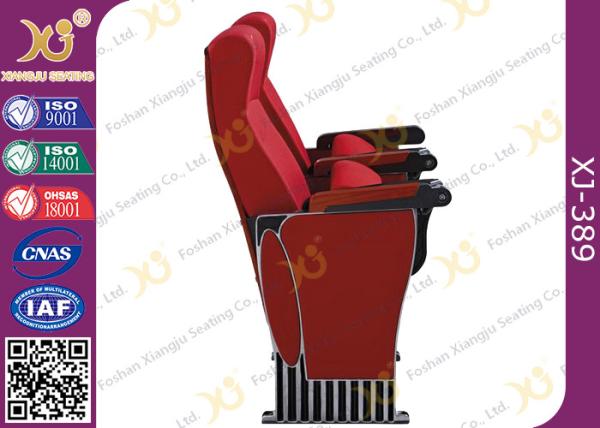 Anti Stained PU Molded Foam Auditorium Furniture Foldable Audience Seating Chairs