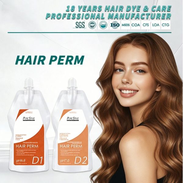 Purestyle Professional Salon OEM Hair Perm Cream  Long Lasting Hot Perm Curling Hair Products
