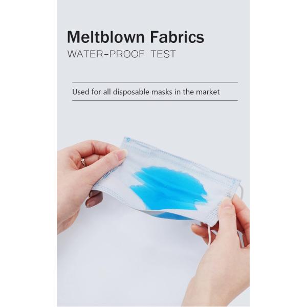 Earloop 3 Ply Disposable Face Shield  Non Woven Smooth Inner Lining